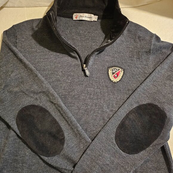 Tonino Lamborghini Men's Pull Over Wool Sweater - Size L - Picture 6 of 7